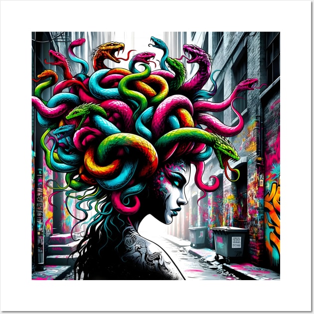 Street Art Medusa Wall Art by OddHouse